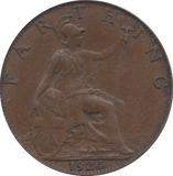 1924 FARTHING ( EF ) 2 - Farthing - Cambridgeshire Coins