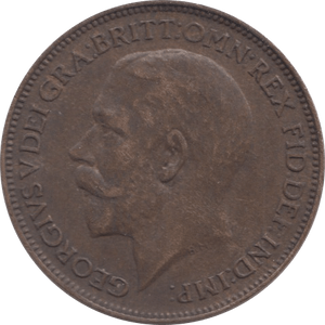 1924 FARTHING ( EF ) - Farthing - Cambridgeshire Coins