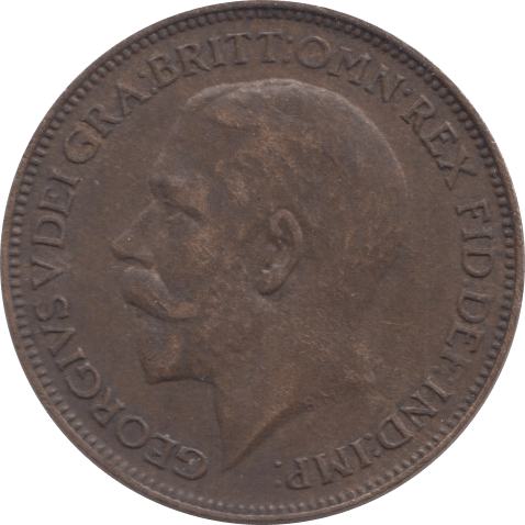 1924 FARTHING ( EF ) - Farthing - Cambridgeshire Coins