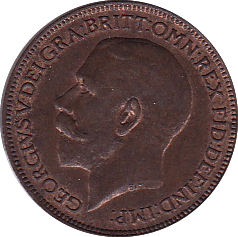 1924 FARTHING ( UNC ) - Farthing - Cambridgeshire Coins