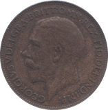 1924 FARTHING ( VF ) 23 - Farthing - Cambridgeshire Coins