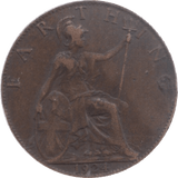 1924 FARTHING ( VF ) 3 - Farthing - Cambridgeshire Coins
