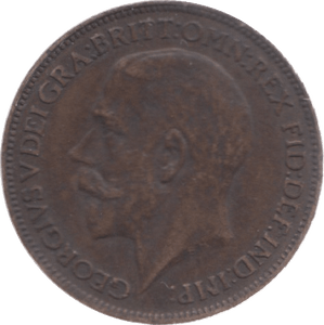 1924 FARTHING ( VF ) 3 - Farthing - Cambridgeshire Coins