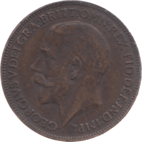 1924 FARTHING ( VF ) 3 - Farthing - Cambridgeshire Coins