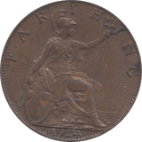1924 FARTHING ( VF ) - Farthing - Cambridgeshire Coins
