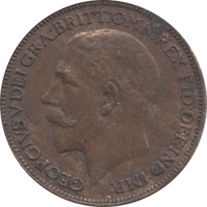 1924 FARTHING ( VF ) - Farthing - Cambridgeshire Coins