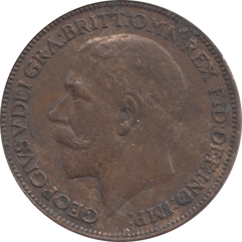 1924 FARTHING ( VF ) - Farthing - Cambridgeshire Coins