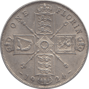 1924 FLORIN ( GVF ) - Florin - Cambridgeshire Coins