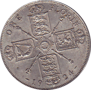 1924 FLORIN ( VF ) . - Florin - Cambridgeshire Coins