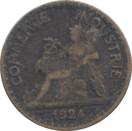 1924 FRANCE 50 CENTIMES - WORLD COINS - Cambridgeshire Coins