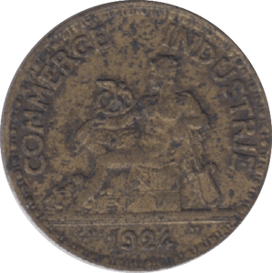 1924 FRANCE 50 CENTIMES - WORLD COINS - Cambridgeshire Coins