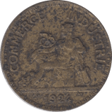 1924 FRANCE 50 CENTIMES - WORLD COINS - Cambridgeshire Coins