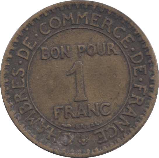 1924 FRANCE ONE FRANC - WORLD COINS - Cambridgeshire Coins