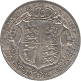 1924 HALF CROWN ( GF ) 23 - Halfcrown - Cambridgeshire Coins