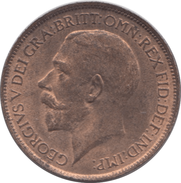 1924 HALF PENNY ( UNC ) - Halfpenny - Cambridgeshire Coins