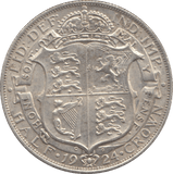 1924 HALFCROWN ( EF ) 7 - Halfcrown - Cambridgeshire Coins