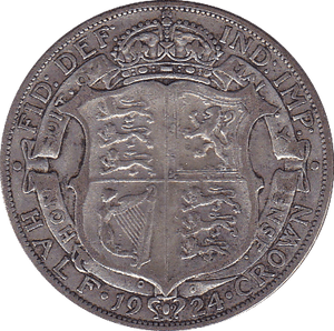 1924 HALFCROWN ( F ) A - Halfcrown - Cambridgeshire Coins