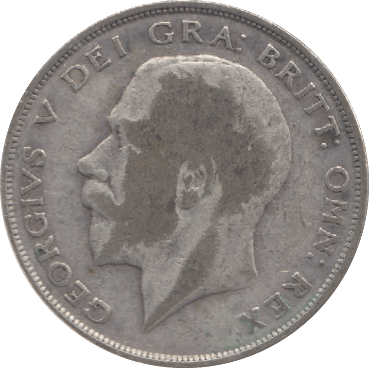 1924 HALFCROWN ( FINE ) 10 - Halfcrown - Cambridgeshire Coins