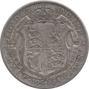 1924 HALFCROWN ( GF ) 2 - Halfcrown - Cambridgeshire Coins