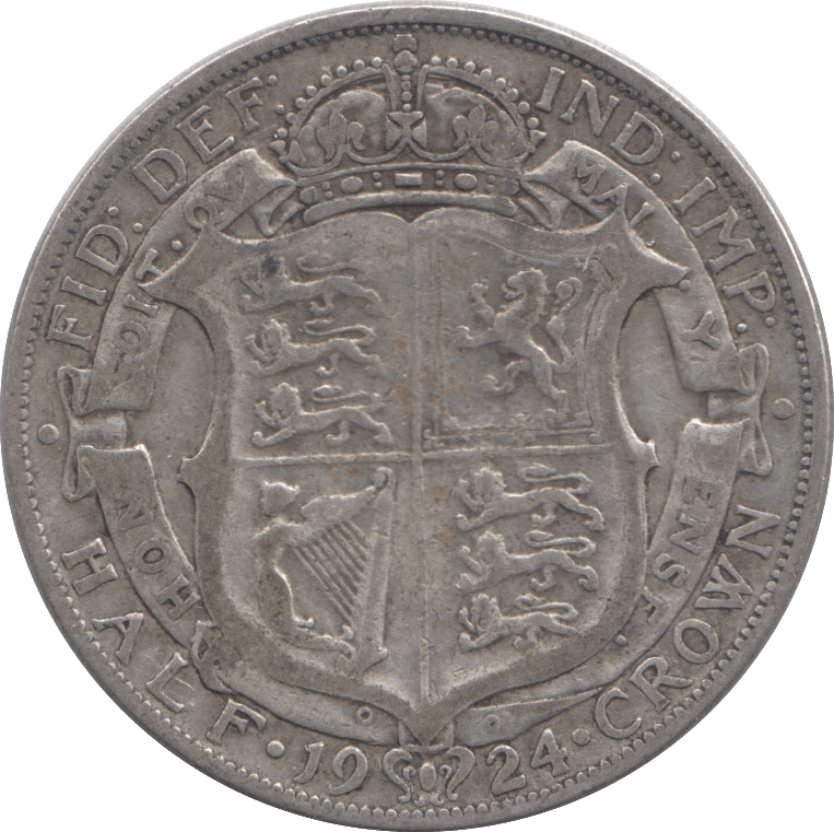 1924 HALFCROWN ( GF ) 2 - Halfcrown - Cambridgeshire Coins