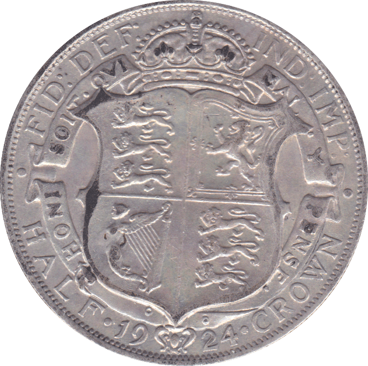 1924 HALFCROWN ( GF ) B - Halfcrown - Cambridgeshire Coins