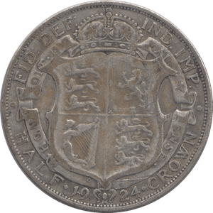 1924 HALFCROWN ( GF ) - Halfcrown - Cambridgeshire Coins
