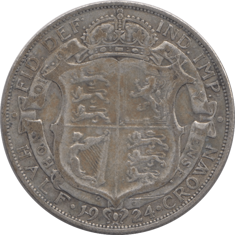 1924 HALFCROWN ( GF ) - Halfcrown - Cambridgeshire Coins