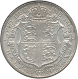 1924 HALFCROWN ( GVF ) - Halfcrown - Cambridgeshire Coins