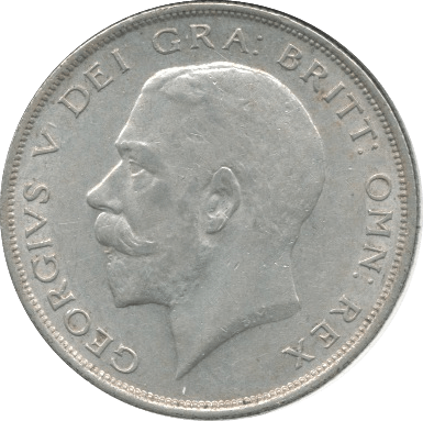 1924 HALFCROWN ( GVF ) - Halfcrown - Cambridgeshire Coins