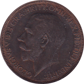 1924 HALFPENNY ( AUNC ) - Halfpenny - Cambridgeshire Coins