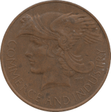 1924 HALFPENNY TOKEN THE BRITISH EMPIRE EXHIBITION REF 304 - Token - Cambridgeshire Coins