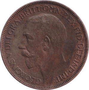 1924 HALFPENNY ( UNC ) - Halfpenny - Cambridgeshire Coins