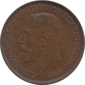 1924 HALFPENNY ( VF ) - HALFPENNY - Cambridgeshire Coins