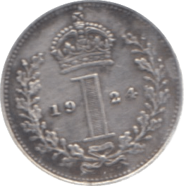 1924 MAUNDY ONE PENNY ( GVF ) - Maundy Coins - Cambridgeshire Coins