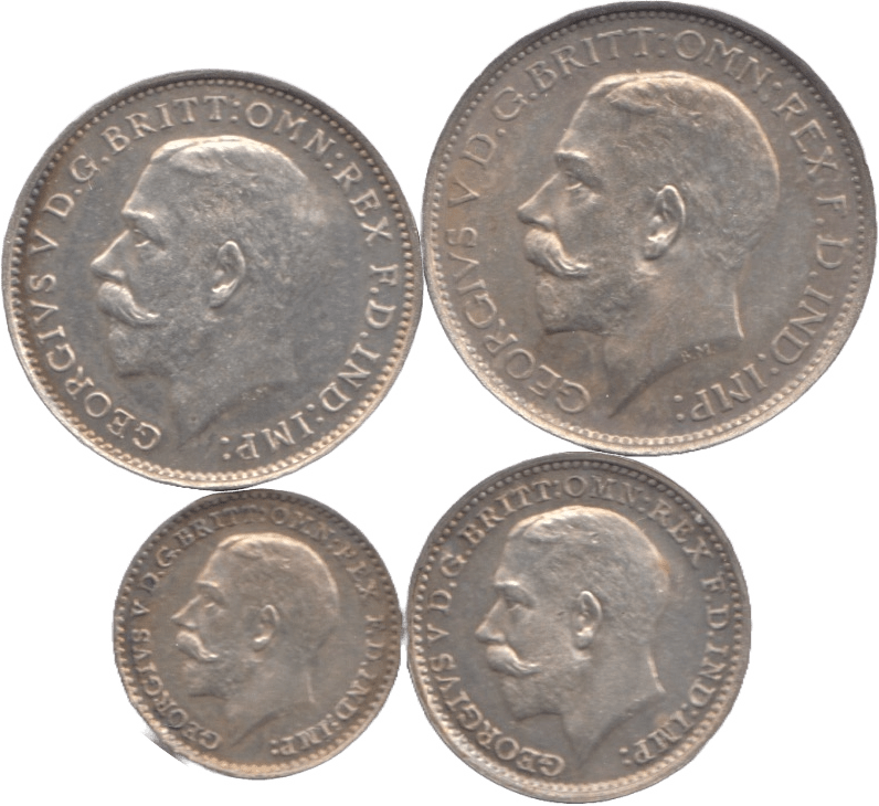 1924 MAUNDY SET GEORGE V - Maundy Set - Cambridgeshire Coins