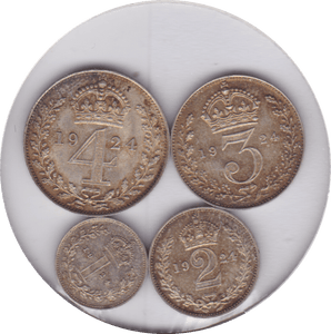 1924 MAUNDY SET ( UNC ) - Maundy Set - Cambridgeshire Coins