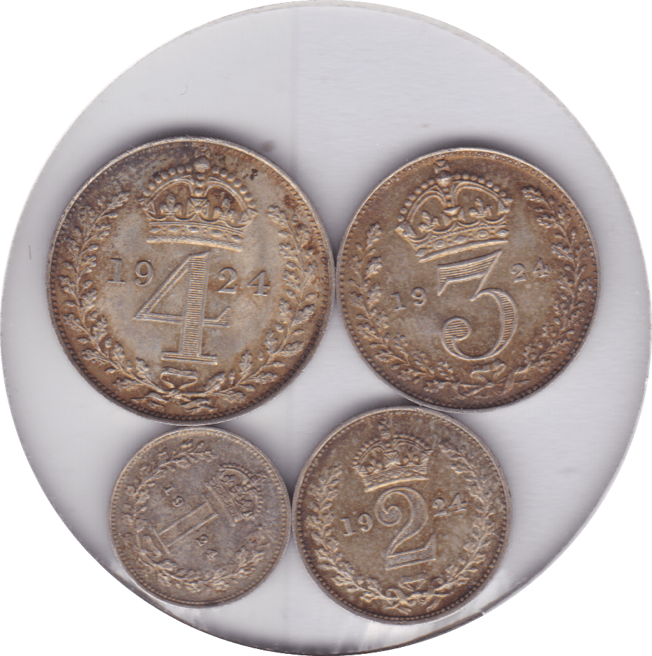 1924 MAUNDY SET ( UNC ) - Maundy Set - Cambridgeshire Coins