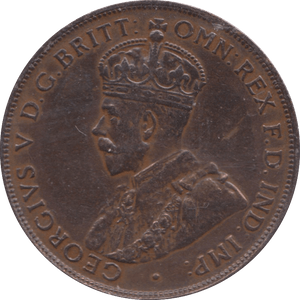 1924 ONE PENNY AUSTRALIA - WORLD COINS - Cambridgeshire Coins