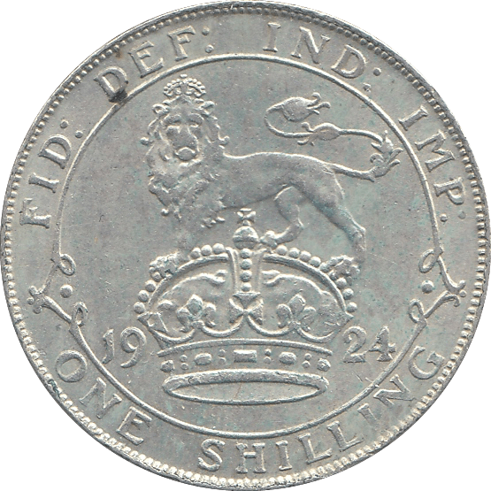 1924 SHILLING ( EF ) B - Shilling - Cambridgeshire Coins
