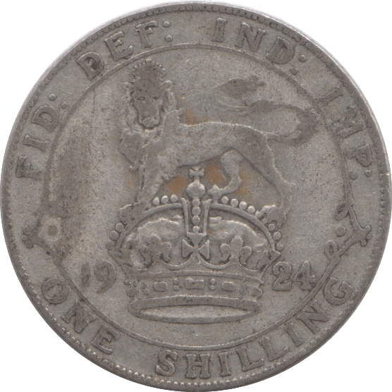 1924 SHILLING ( FAIR ) - Shilling - Cambridgeshire Coins