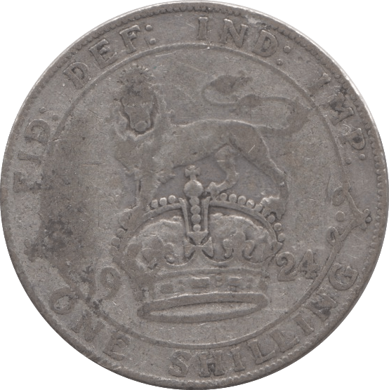 1924 SHILLING ( FINE ) - Shilling - Cambridgeshire Coins