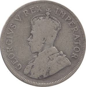 1924 SILVER 2 1/2 SHILLING SOUTH AFRICA - SILVER WORLD COINS - Cambridgeshire Coins