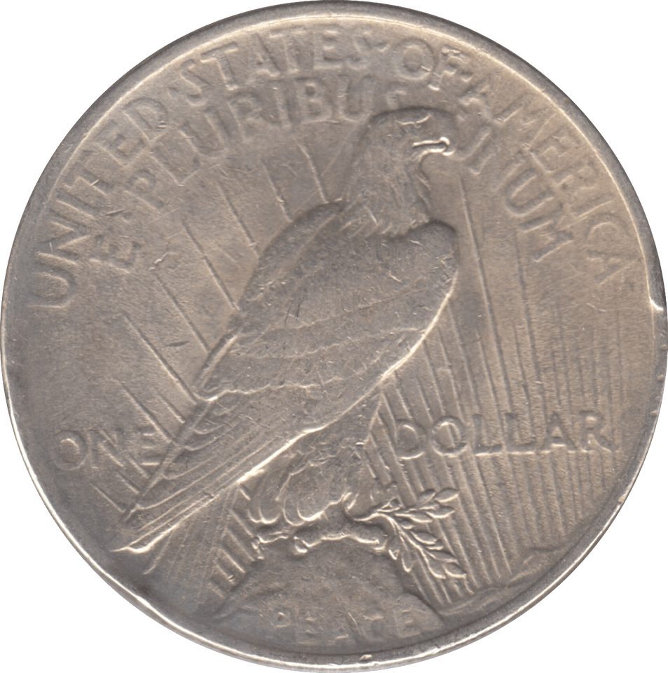 1924 SILVER PEACE DOLLAR USA - SILVER WORLD COINS - Cambridgeshire Coins