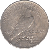 1924 SILVER PEACE DOLLAR USA - SILVER WORLD COINS - Cambridgeshire Coins