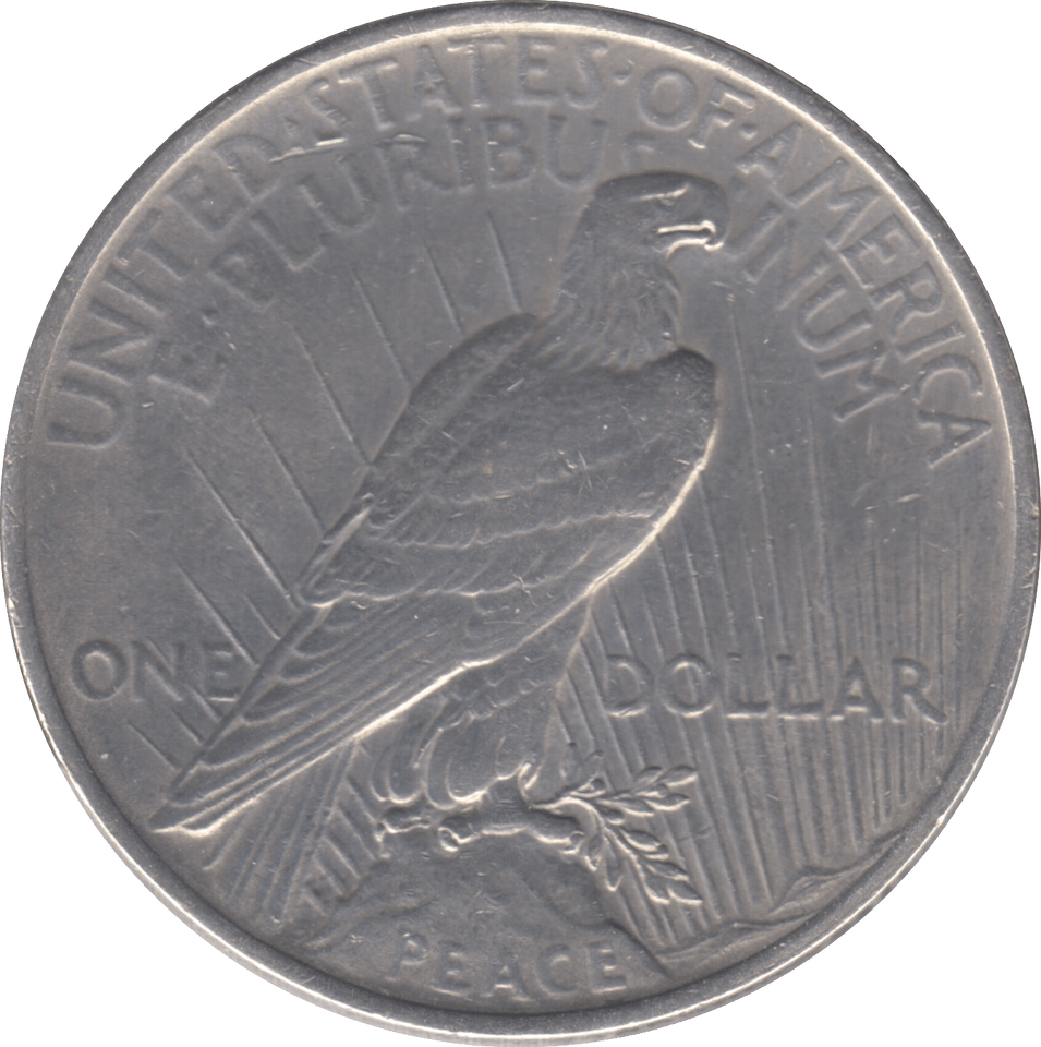 1924 SILVER PEACE DOLLAR USA - SILVER WORLD COINS - Cambridgeshire Coins