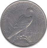 1924 SILVER PEACE DOLLAR USA - SILVER WORLD COINS - Cambridgeshire Coins
