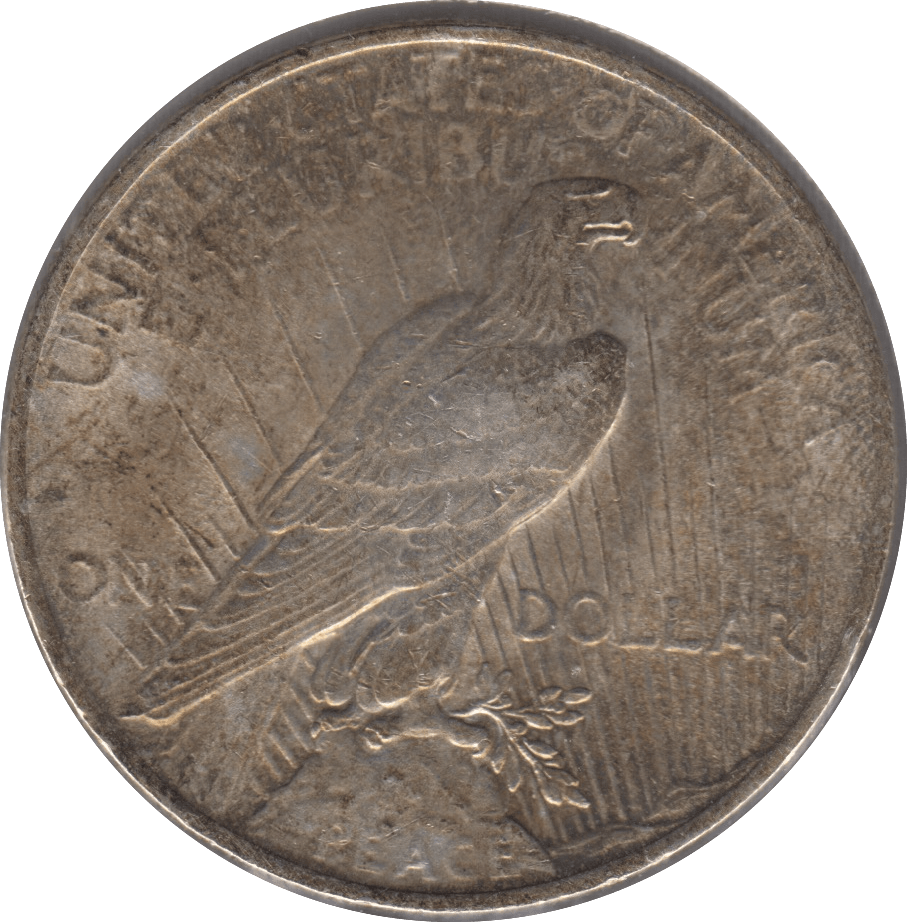 1924 SILVER PEACE DOLLAR USA - SILVER WORLD COINS - Cambridgeshire Coins