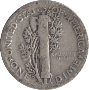 1924 SILVER USA ONE DIME - SILVER WORLD COINS - Cambridgeshire Coins