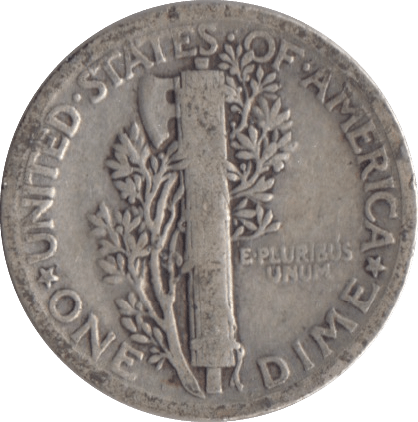 1924 SILVER USA ONE DIME - SILVER WORLD COINS - Cambridgeshire Coins