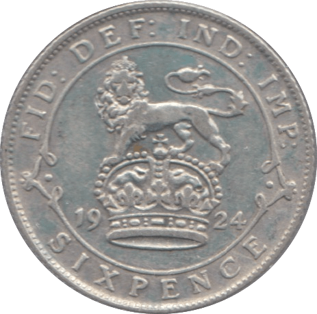 1924 SIXPENCE ( AEF ) - Sixpence - Cambridgeshire Coins